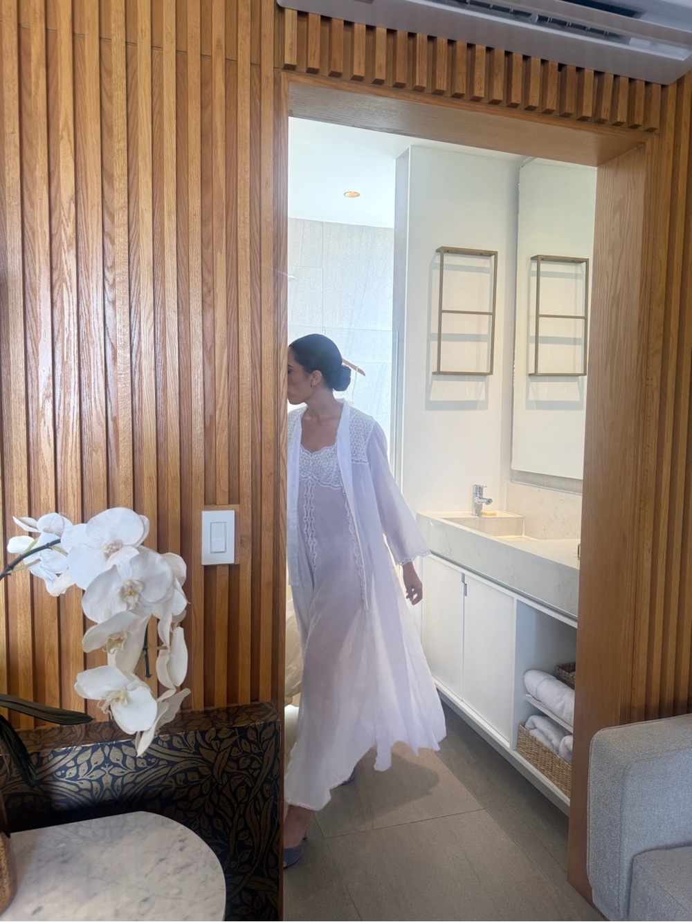 Vintage Christian Dior White Robe and Dress